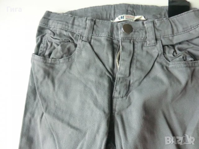 сиви дънки клин НМ р140, снимка 3 - Детски панталони и дънки - 37432052
