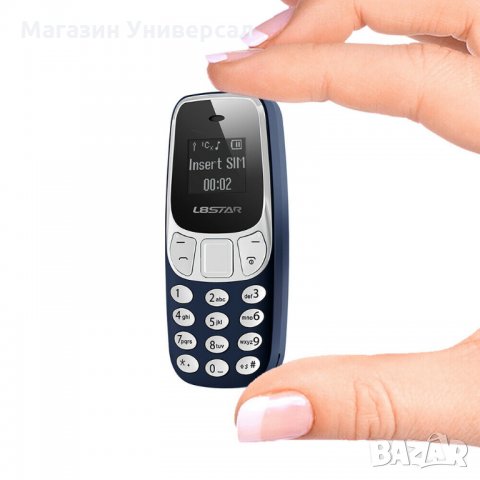 Мини телефон, BM10, с промяна на гласа, малък телефон, L8Star BM10, Nokia 3310 Нокия, mini telefon, снимка 8 - Други - 27000133