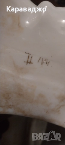 Античен Порцеланов Часовник, снимка 14 - Антикварни и старинни предмети - 51611058