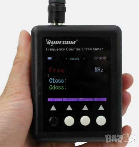 SURECOM SF401 Plus Честотометър Индикатор Сила Сигнал Измерва Радио Честота Честотомер Широк Спектър, снимка 2 - Други - 53538196