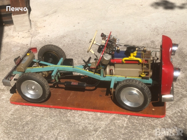 ретро автомобил /учебен демонстрационен модел/ - 1950/60г. - GERMANY, снимка 4 - Антикварни и старинни предмети - 51603142