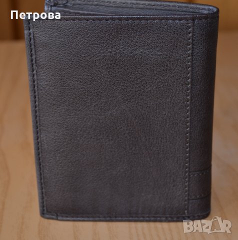 TOM TAILOR Terry с RFID защита вертикален портфейл "черен и кафяв", снимка 7 - Портфейли, портмонета - 32250705