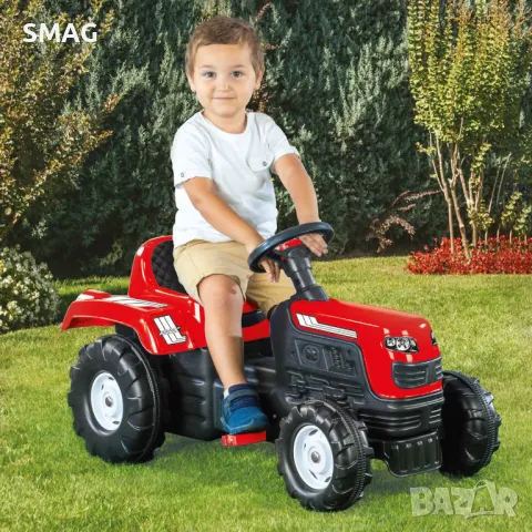 Трактор Червен 81,5х45х52см S_1239448, снимка 2 - Други - 48581694