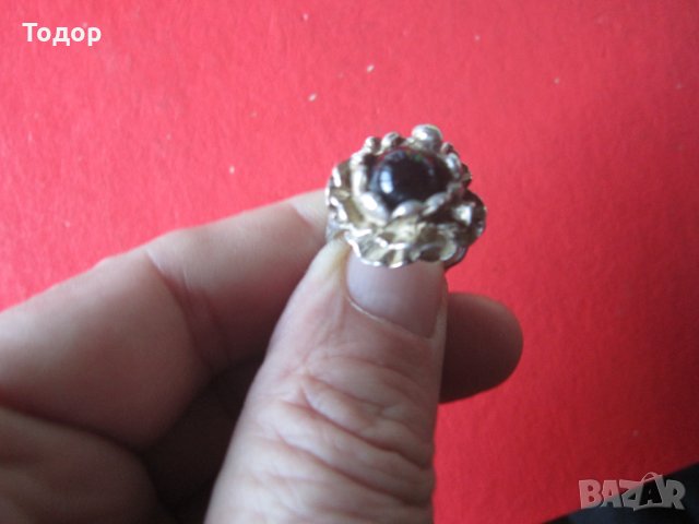 Уникален сребърен пръстен корона , снимка 3 - Пръстени - 35097558
