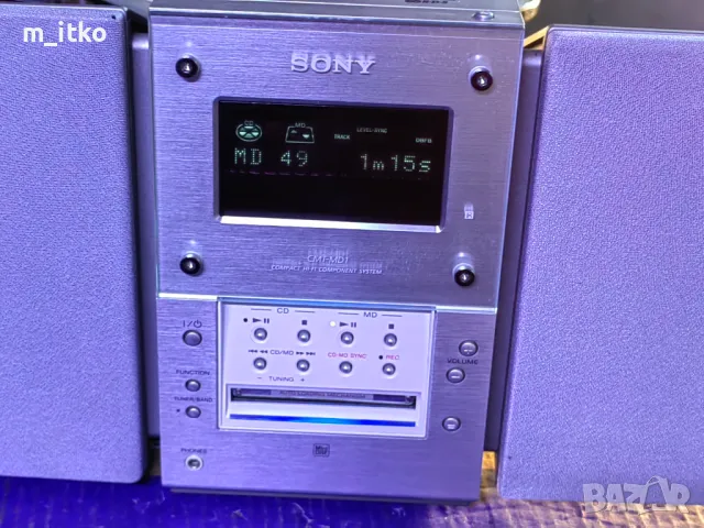 SONY CMT-MD1 Mini Disk , снимка 7 - Аудиосистеми - 49785421