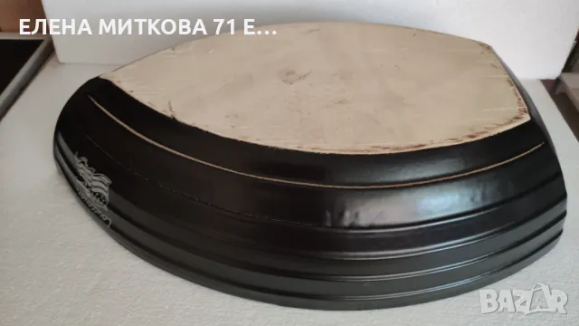 Нов френски голям керамичен съд за печене 7 литра масивен, снимка 5 - Съдове за готвене - 46185397