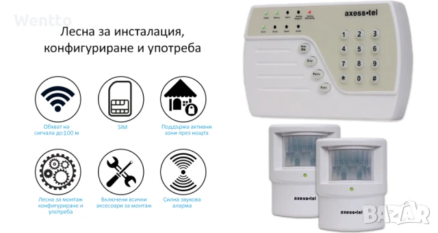 Безжична алармена система за GSM-Серия AG50/AL55, снимка 3 - Аудиосистеми - 48907373