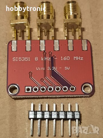 Модул генератор SI5351 8KHz - 160MHz, снимка 2 - Друга електроника - 32338278