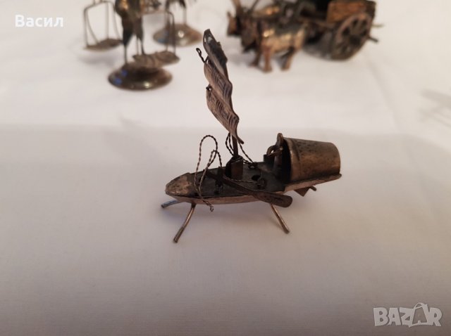 Сребърни фигури и посребрени , снимка 8 - Антикварни и старинни предмети - 43439851