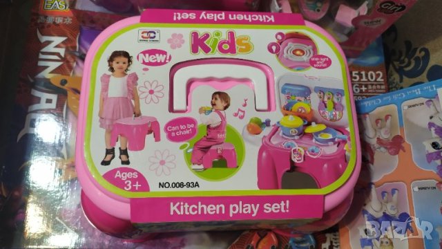 Детска кухня светеща и музикална , снимка 6 - Кукли - 43215213