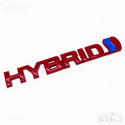 Емблема Хибрид / Hybrid - Red, снимка 1 - Аксесоари и консумативи - 35605737