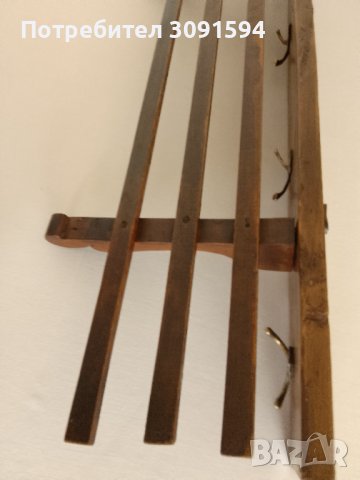 Стара Соц Дървена Закачалка., снимка 6 - Антикварни и старинни предмети - 43554615