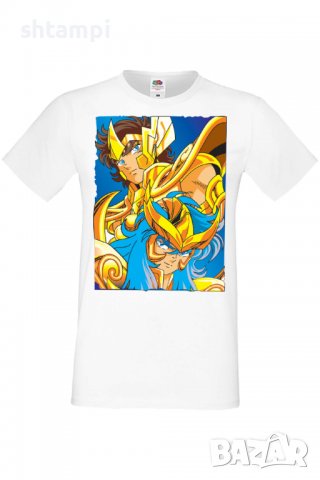 Мъжка тениска Saint Seiya Knights of the Zodiac,Анимация,игра,Празник,Повод,, снимка 2 - Тениски - 38122915