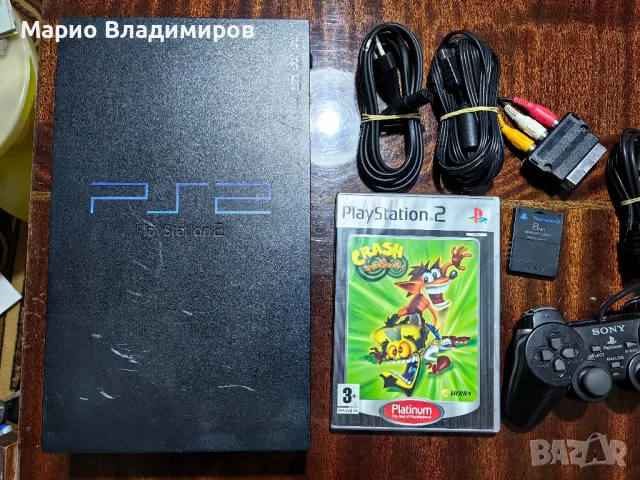 Playstation 2 fat + Crash twinsanity , снимка 5 - PlayStation конзоли - 49602000