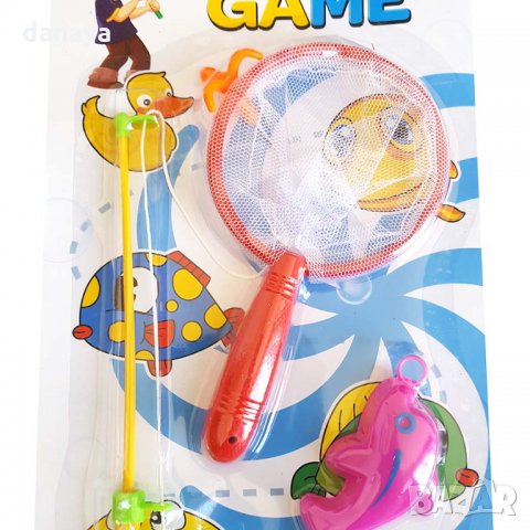2129 Детски комплект за риболов въдица с кепче и морски обитатели, снимка 4 - Игри и пъзели - 32853184