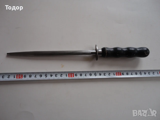 Стар масат точило дървена дръжка 