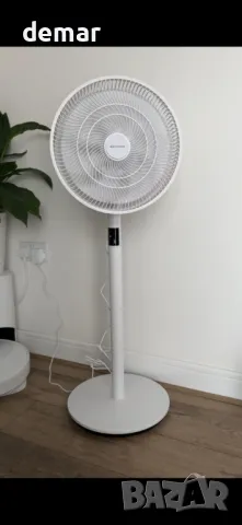 MYCARBON Вентилатор на стойка 23W, 12 скорости с дистанционно, регулируема височина, 3D осцилация, снимка 8 - Вентилатори - 50399729