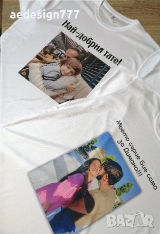 Бяла тениска със снимка и надпис, снимка 3 - Тениски - 43695403