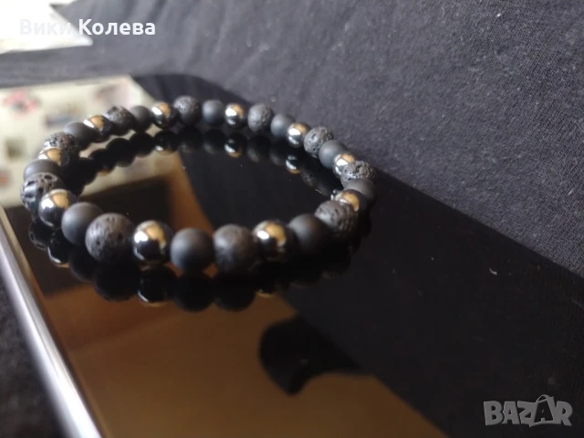  еластична гривна с естествени камъни, снимка 6 - Гривни - 50643233