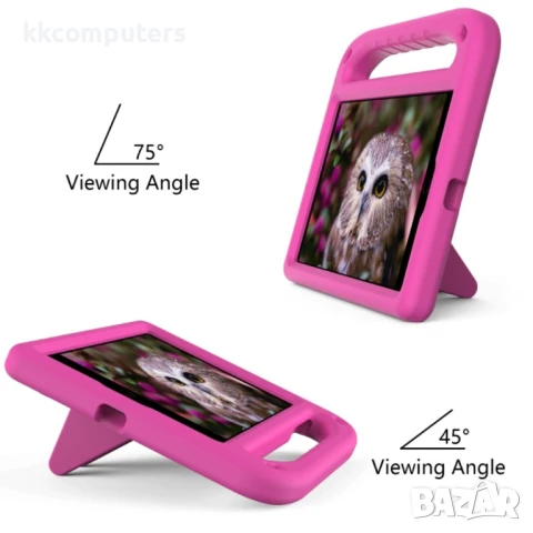 iPad mini 5 / 4 / 3 / 2 / 1 EVA Удароустойчив Калъф с Удобна Дръжка и Стойка + Протектор, снимка 9 - Калъфи, кейсове - 51129577