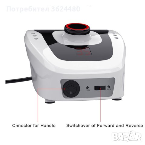 Професионална електрическа пила за маникюр и педикюр, снимка 8 - Други - 40419644