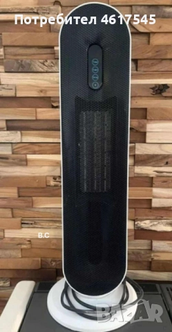 Вертикален отоплител с LED дисплей и дистанционно