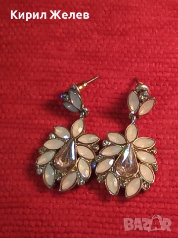 КРАСИВИ ФЛОРАЛНИ ПОЗЛАТЕНИ ФЕШЪН АРТ КРИСТАЛНИ АРТ ОБЕЦИ 24764