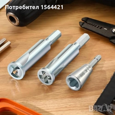 ИЗЧЕРПАН комплект за навиване на кабел, кабели, жици 3 части, снимка 7 - Други инструменти - 51985367