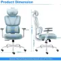 ПРОМОЦИЯ Многофункционален ергономичен офис стол BRTHORY 6007 (OFFICE CHAIR), снимка 6