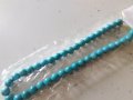Луксозно колие от естествен тюркоаз и гривна от авантюрин нов внос , снимка 3