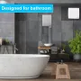 Вентилатор със сензор за влага и таймер Aygrochy 100 mm Bathroom Fan with Humidity Sensor, снимка 7