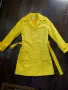 Ново дамско жълто палто 38-размер, снимка 1