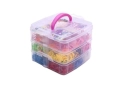 Пластмасов куфар с ластички, 4500 бр в комплекта, снимка 4