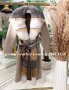 Луксозни дамски палта от естествена сожа и естествен косъм, снимка 10