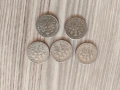 1 цент, 1 дайм, 5 цента САЩ различни години, снимка 9