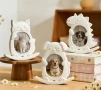 сет Куче Коте Котка Динозавър рамка за снимка клатушка силиконов молд форма смола гипс декор украса, снимка 6