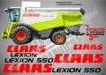 CLAAS Lexion 570 стикери надписи, снимка 3