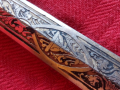 Уникален нож от толедска стомана., снимка 3