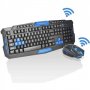 Геймърски комплект безжична клавиатура + безжична мишка HK8100, снимка 1 - Джойстици и геймпадове - 37118555