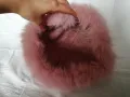 Дамска пухкава шапка в розов цвят, снимка 5