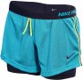 Nike Women's Dri-Fit Double-Up Shorts - страхотни дамски шорти, снимка 1 - Къси панталони и бермуди - 33217203