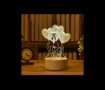Романтична 3D акрилна настолна нощна лампа-сувенир/подарък за различни поводи, снимка 6