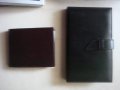 Кожени портфейл и визитник, снимка 1