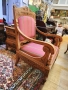 Италианско кресло с дърворезба, снимка 7
