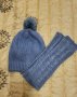Дамска зимна шапка и ръкавели, снимка 1 - Шапки - 35371487