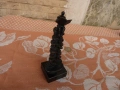 Стара бронзова статуетка пластика, снимка 5