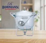 Съд за затопляне Bohmann, 4л. За супа, Стоманен капак, Стъкло, Инокс, снимка 5