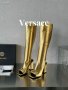 Versace (реплика) 55, снимка 1 - Дамски ботуши - 43675242