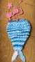 Плетен костюм на русалка за бебе