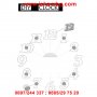 Стенен часовник WatchOn 3D ефект, Стикер - код 4202, снимка 14